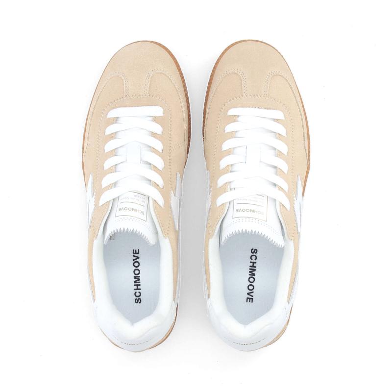 SHEFFIELD JOGGER M - SUEDE/NAPPA - BEIGE/BLANC